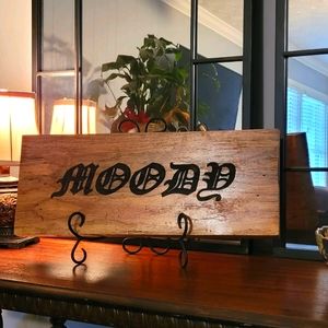 OAK Wood Name Plaques